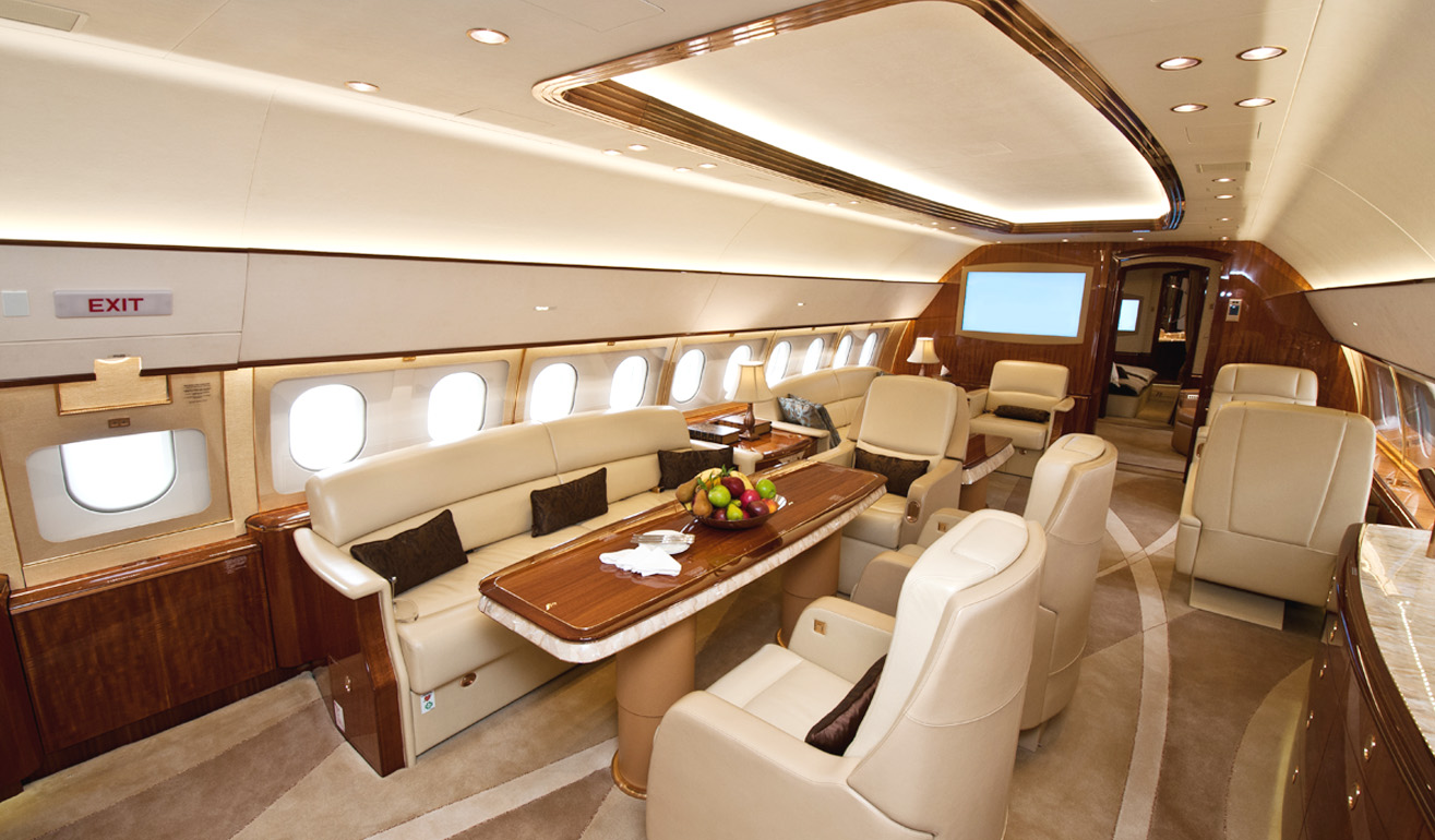 Celebrity private jets