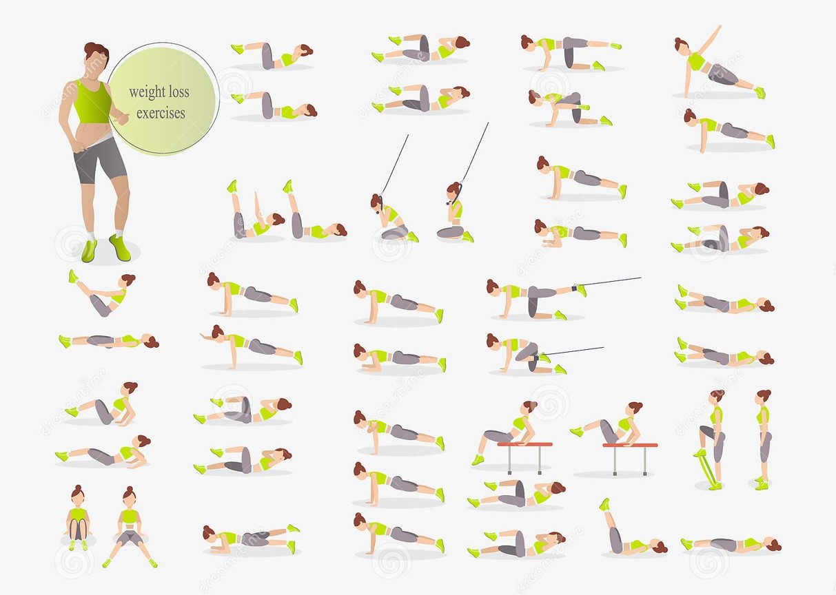 Leg exercises for belly fat