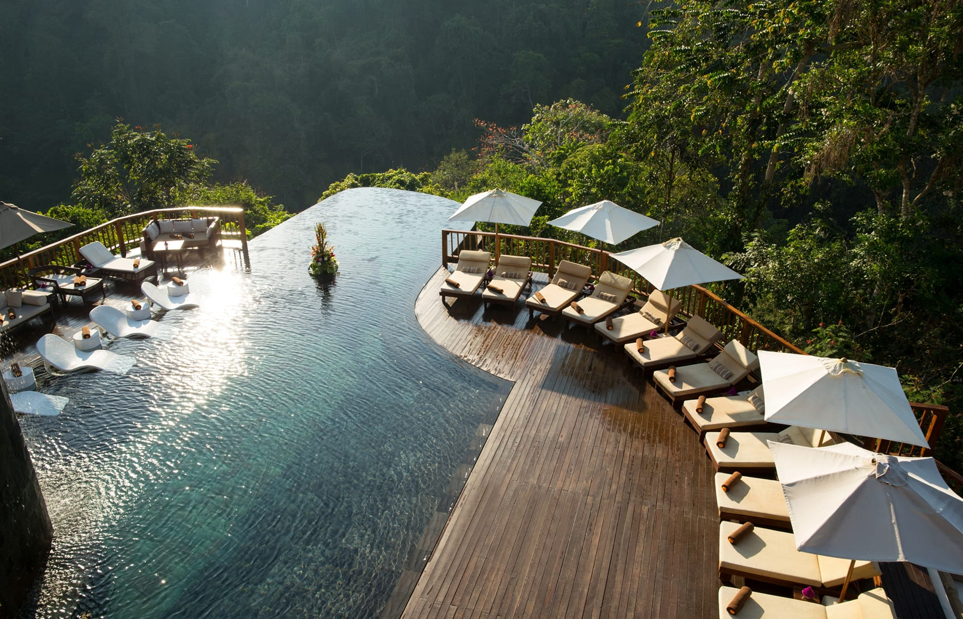 Hanging Gardens Ubud pool Bali